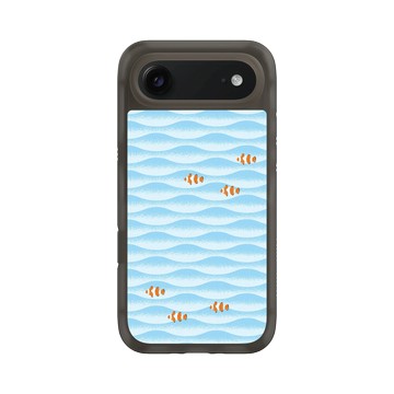 iPhone Air AirX 本質黑 - Ocean Collection: Let's Sea 海洋系列：一路向海 - 海波交響（小丑魚）