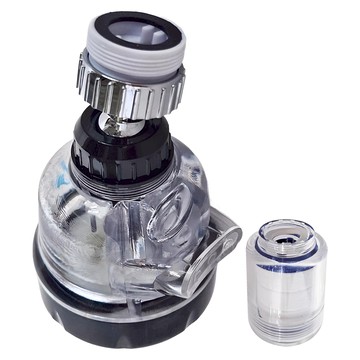 Water More 水摩爾 高密度濾棉除氯濾芯過濾器 + 三段增壓噴灑頭  1組  無香味