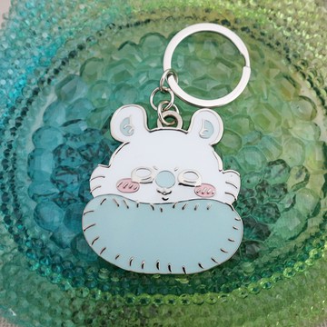 吉伊卡哇-可愛造型鑰匙圈-紫