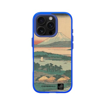 iPhone 16 Pro Clear 激光藍 - Van Gogh Museum - 川崎：鶴見川上的生麥村 - 歌川廣重