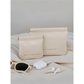 數據線收納包自動閉合有線耳機隨身袋彈片充電器口紅包便攜收納袋