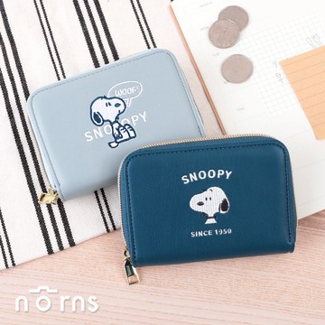 【Norns】Peanuts史努比皮質短夾零錢包