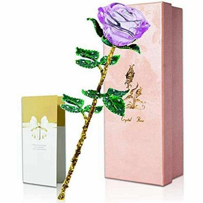 造花 インテリア クリスタル バラ 薔薇 一輪の花 枯れない花 フラワー Laluna K9幸運クリスタルガラスバラ 水晶玉 彼女 友達 家族 母 通販 Lineポイント最大0 5 Get Lineショッピング