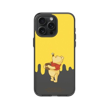 iPhone 15 Pro Max Clear 酷墨灰 - 迪士尼-小熊維尼 Disney Winnie The Pooh - 小熊維尼與蜂蜜