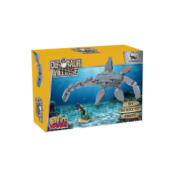 LiNooS 侏儸紀系列 EW1015 積木玩具 Dinosaur Village 184塊  1盒  蛇頸龍