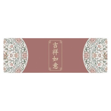 半島良品 吸水防滑硅藻泥軟墊 長款  吉祥如意  1個  120 x 40cm