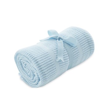 奇哥純棉洞洞毯(120x155cm) (TLC13100B藍) 735元