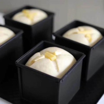 三能250g正方形吐司模具帶蓋SN2197不粘方形面包土司盒低糖鑄鋁