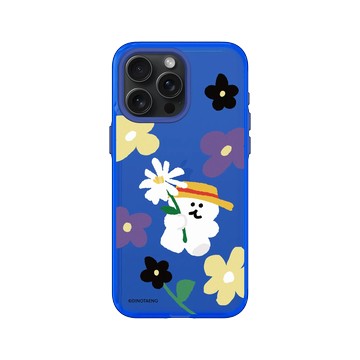 iPhone 15 Pro Max Clear 激光藍 - Dinotaeng - 花花 BOBO