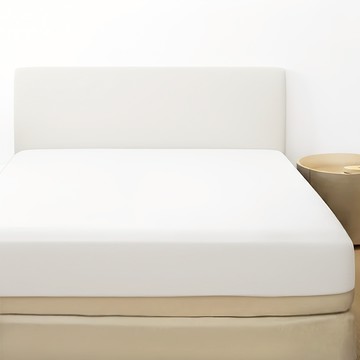 J-bedtime 床寢時光 網眼布保潔墊  雙人  白色