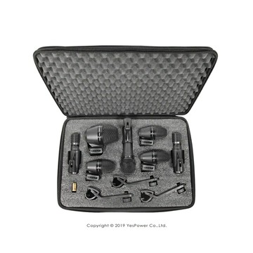 PGADRUMKIT7 Shure舒爾 5支動圈式+2支電容式 麥克風組 爵士鼓收音專用