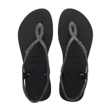 【havaianas 哈瓦仕】Top Flip Flops 拖鞋 夾腳拖 人拖鞋 涼鞋 巴西 黑灰 女款 4146130-4057W