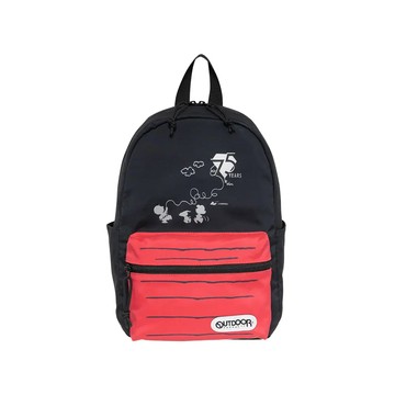 史努比SNOOPY-75週年後背包-中-黑