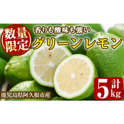 ふるさと納税 鹿児島県 阿久根市 数量限定！リスボングリーンレモン(5kg)国産 果実 果物 リスボンレモン フルーツ 檸檬 柑橘 デザート 期間限定【桐野柑橘株式…