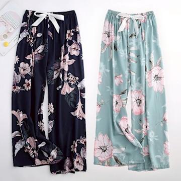 【藍尼居家】現+預 寬鬆居家褲睡褲(女睡衣/家居服)