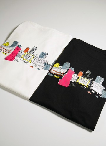 八公與澀谷 T 恤