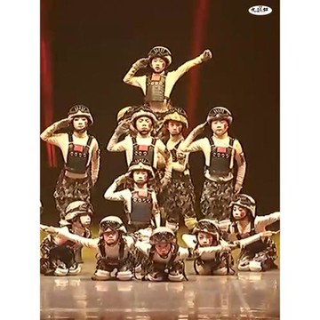兒童軍裝表演服兵娃娃舞蹈服裝我的鐵甲夢特種兵軍裝迷彩演出服