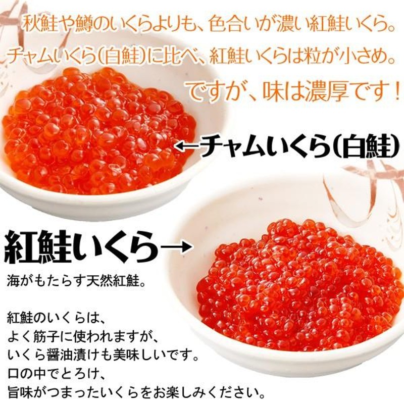 紅鮭いくら醤油漬け500g(250g×2) イクラ がってん寿司 ギフト | LINE