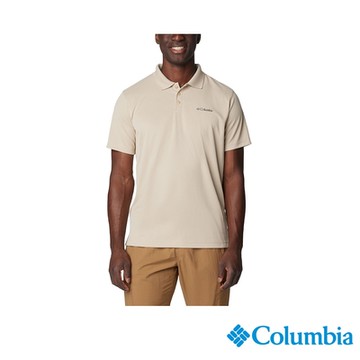 Columbia哥倫比亞 男款-Utilizer UPF30快排短袖Polo衫-卡其色 UAX01260KI/IS