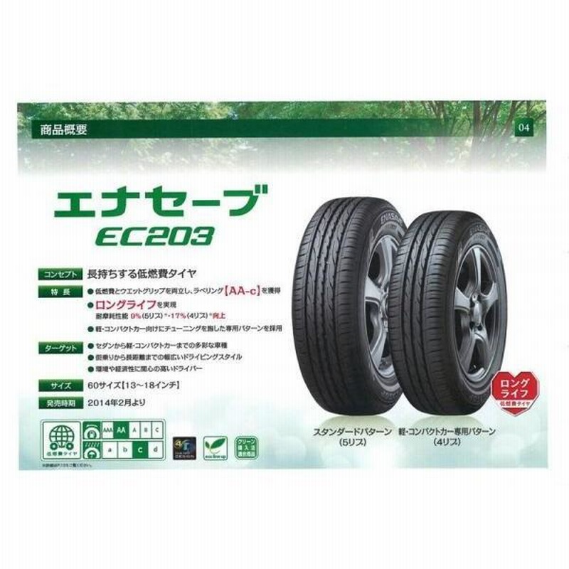 EC203 175/65R15 夏 新品タイヤホイールセット Weds TEAD SNAP