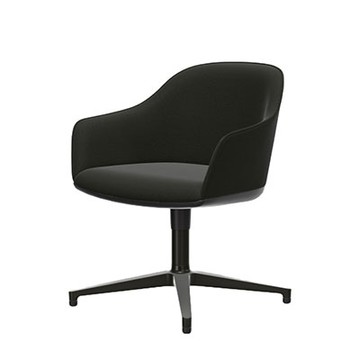 Softshell Chair 鬆軟有機辦公椅（石墨黑、固定椅腳）