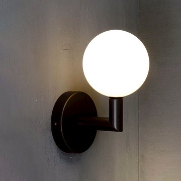 白玉玻璃造型壁燈 F97-51-5050-1 (附燈泡不保固)