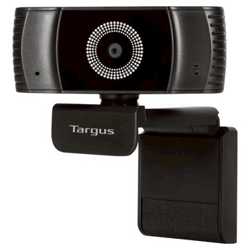 Targus 1080P HD USB攝像頭 自動對焦 360° 旋轉設計  AVC042  黑色