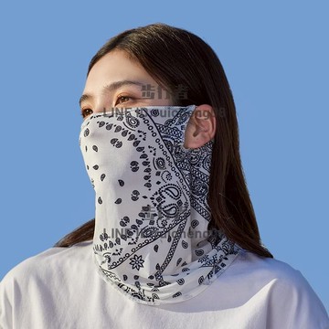 防曬面罩女全臉夏天防紫外線掛耳面紗遮陽騎行冰絲防塵遮臉罩薄款【步行者戶外生活館】