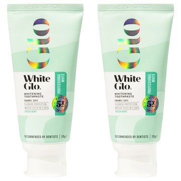White Glo 專業煥白牙膏  115g  2個
