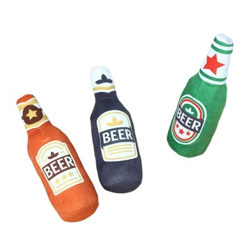 旺生活beer瓶裝玩具 犬用玩具 寵物毛絨玩具 狗狗玩具 毛絨玩具