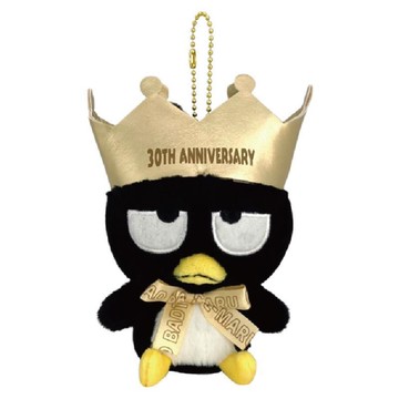 【震撼精品百貨】Bad Badtz-maru_酷企鵝~日本SANRIO三麗鷗 酷企鵝絨毛玩偶吊飾-皇冠30週年*18018