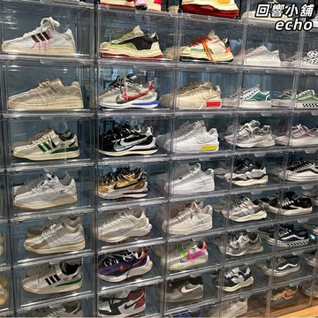 【防氧化省空間】AJ鞋盒 球鞋收納盒 透明鞋盒 鞋牆 鞋櫃 網紅收納 塑料防塵 多層疊加 收藏展示 潮鞋收納神器