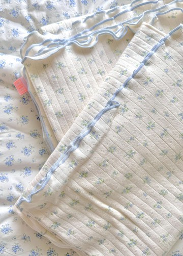 週末毛毯 - 奶油色-天藍色 / 奶油色-霓虹色 / 灰色