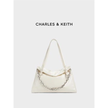 (免運)CHARLES&KEITH25春新款CK2-30160223鱷魚紋鏈條手提單肩腋下包女