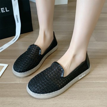 [韓國KW美鞋館]現貨39碼濃纖合度舒適好走懶人鞋(平底鞋/洞洞鞋/休閒鞋/小白鞋)