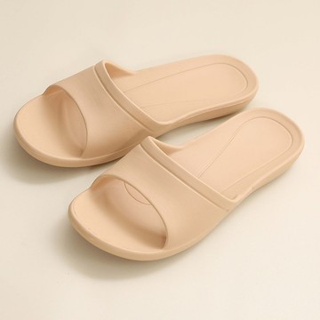 【維諾妮卡】強化靜音 甘丹拖鞋-奶茶