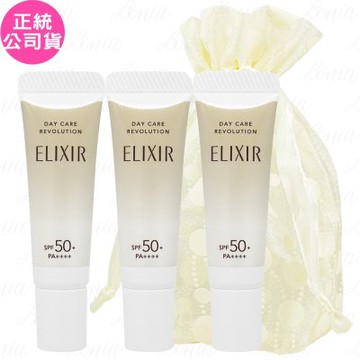 SHISEIDO 資生堂 怡麗絲爾 膠原彈潤多效美肌乳 SPF50+/PA++++(5ml)*3旅行袋組(公司貨)