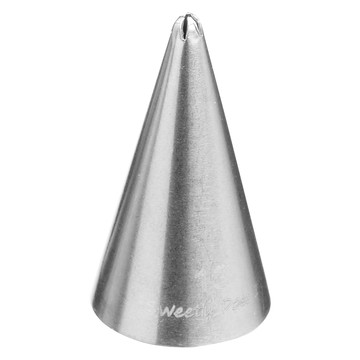 Sweetly 5齒細星型花嘴 直徑0.1cm  銀色  1個