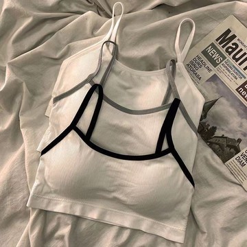 千姿色內衣 女學生 少女發育期 高中生 無鋼圈可拆卸 韓版抹胸 防走光背心吊帶