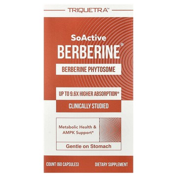 Triquetra Health, SoActive®，小檗鹼，60 粒膠囊