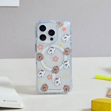 1107大頭亂花抗黃防摔MagSafe iPhone手機殼