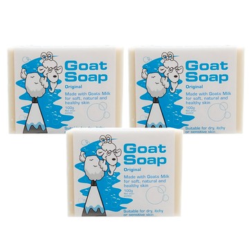 Goat Soap 澳洲羊乳皂 100g 溫和保濕，舒緩敏感肌膚  3個