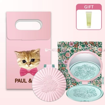 【PAUL & JOE】生日快樂🎁感謝有你 貼心贈禮🎁千禧粉限量西洋菊圓形立鏡『LINE禮物獨家組合』