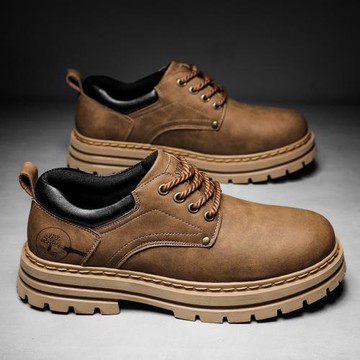 馬丁鞋男秋季2025新款英倫大頭皮鞋大碼45工裝鞋靴低幫男士休閑鞋