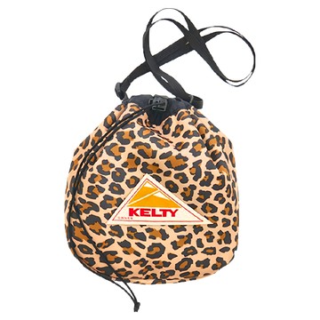 KELTY KINCHAKU 肩背小袋 豹紋  23 x 20 x 7cm
