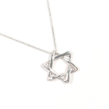 【日本直送．二手美品】Tiffany & Co. 項鍊 星形大衛 Elsa Peretti 925 純銀 飾品．已拋光