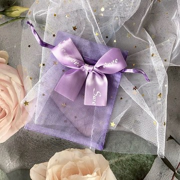快速出貨🌷珍珠紗袋 束口袋 首飾禮品包裝袋 蝴蝶結喜糖袋 紗網口紅袋 紗袋 手工皂包裝 禮品袋 禮物包裝袋 飾品袋