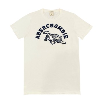 A&F 動物塗鴉拼字短T