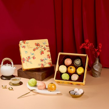 【冊子過年禮盒】彩鳥飛悅單層禮盒(芋香流心酥x7)