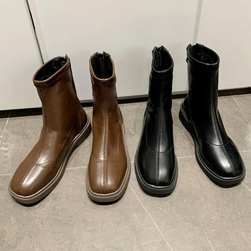 【韓國K.W.】Y7350現貨極度顯瘦韓國秋冬精品靴(短靴/馬丁靴/襪靴/切爾西靴)